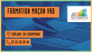 Formation maçon VRD au centre Raymond Bard de Châlons-en-Champagne